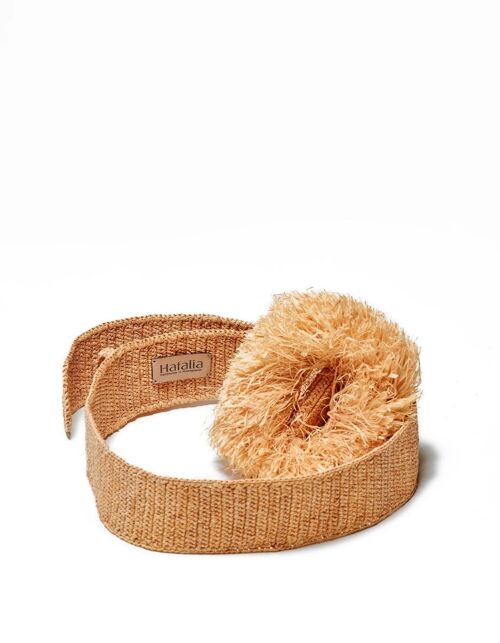 Ceinture KINTY - Raphia naturel