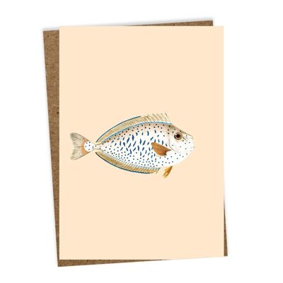 Wet look greeting card