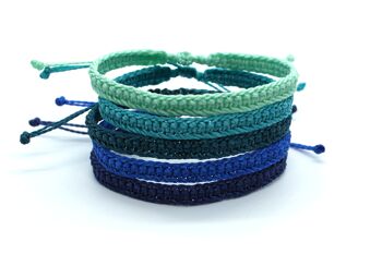 Ensemble de bracelet bleu surfeur 2
