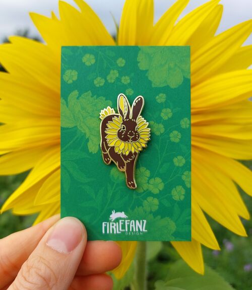 Pin "Blumen Kaninchen - Sonnenblume"
