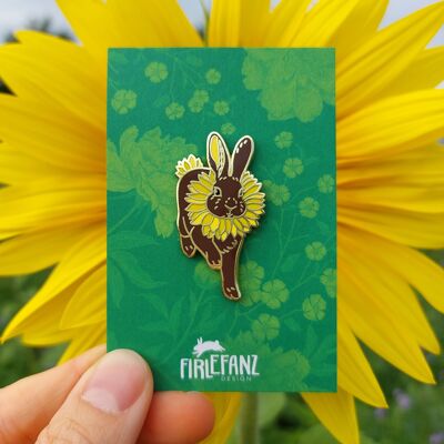 Pin "Flowers Rabbit - Sunflower"