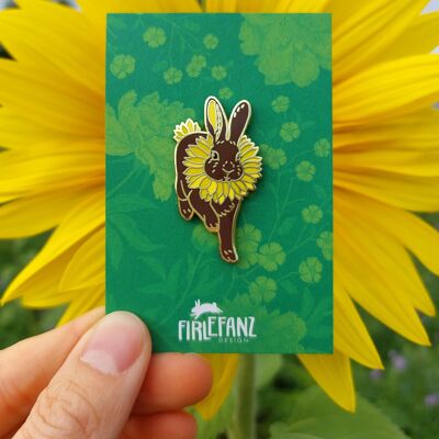 Pin "Flowers Rabbit - Sunflower"