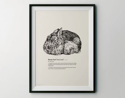 Kunstdruck "Bunny Loaf
