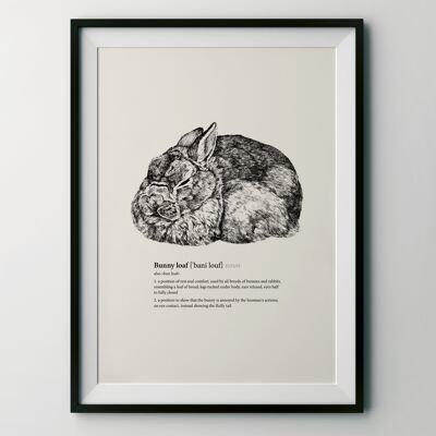 Kunstdruck "Bunny Loaf