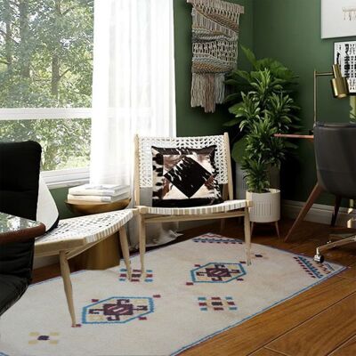 Tapis Kilim Vintage en Laine Falcon