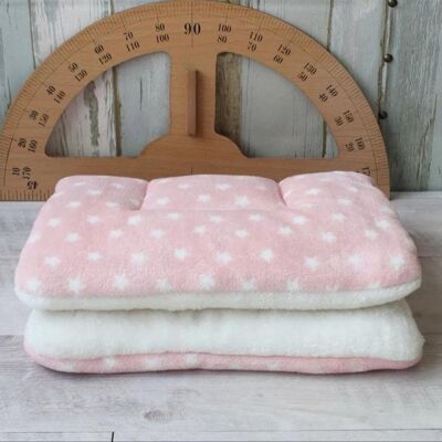 Soft Cosy Dog Blanket Mat - Stars Pink