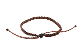 Ensemble de bracelet marron - ensemble de 3 bracelets en macramé tissés à la main 5