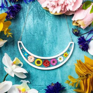 Collier fleuri tendance