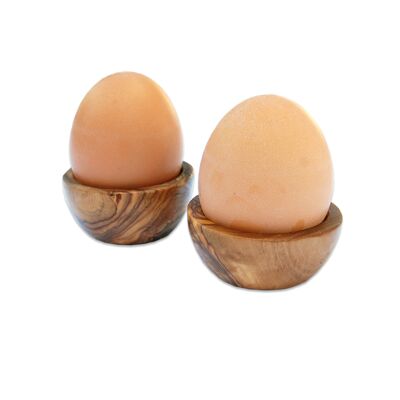 Egg cup PICCOLO made of olive wood