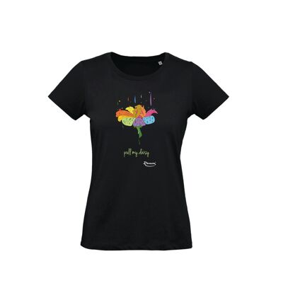 T-shirt femme "Pull my daisy"