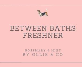 Spray désodorisant pour chien Between Baths aux huiles essentielles de romarin et de menthe
