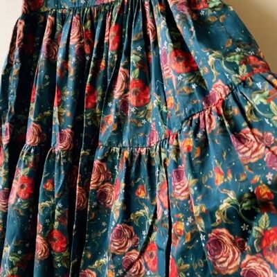 Mama Forest Floral Print Skirt - Medium -