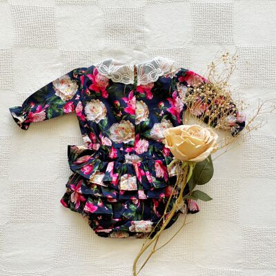 Cittadella Romper in Winter Floral - 1-2 years -