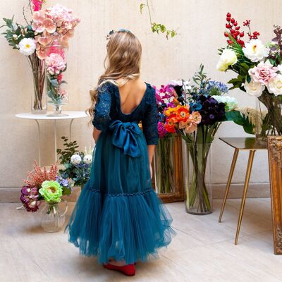 Venezia Dress in Teal - 3-4 years -