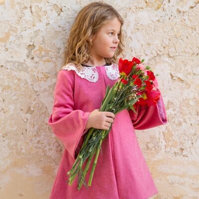 Siena Coat in Fuchsia Pink - 5-6 years -