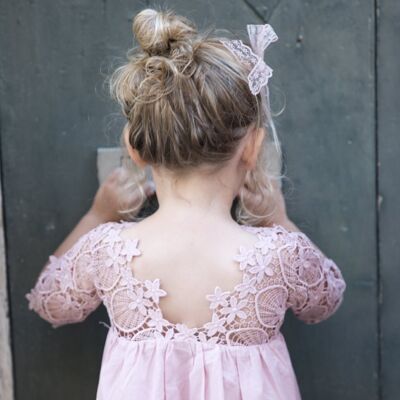 Malta Dress in Blush - 5-6 yrs -