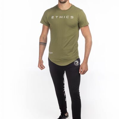 Ethics Gym Wear Cosmo T-Shirt - Olijf groen