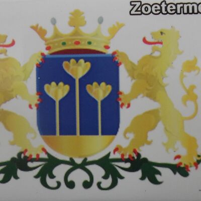 Kühlschrankmagnet Wappen Zoetermeer
