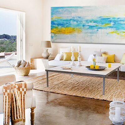 Hand-painted painting - Formentera