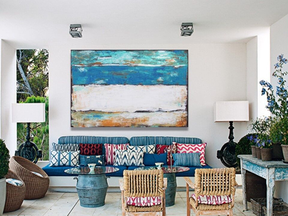 Pittura mediterranea dipinta a mano 2