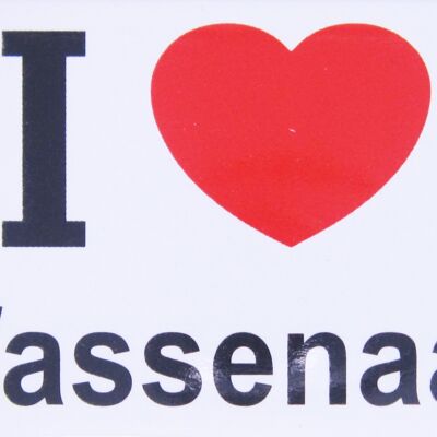 Imán de nevera I Love Wassenaar