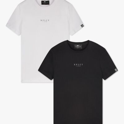 Weekday Tee Bundle - Black/White