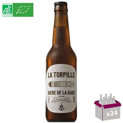 La Rade beer - "La Torpille" - ORGANIC - Blonde - 4°