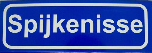 Fridge Magnet Town sign  Spijkenisse