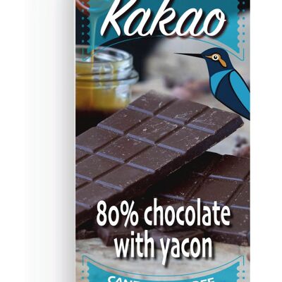 Q-Kakao  -80% Chocolate with yacon