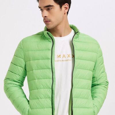 ALLEN mid-season down jacket - LIGHT GREEN