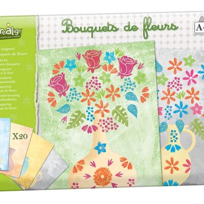Kit supports Leaves "Bouquet of flowers"