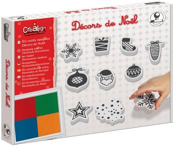 Kit outils tampons "Décors de Noël" 1