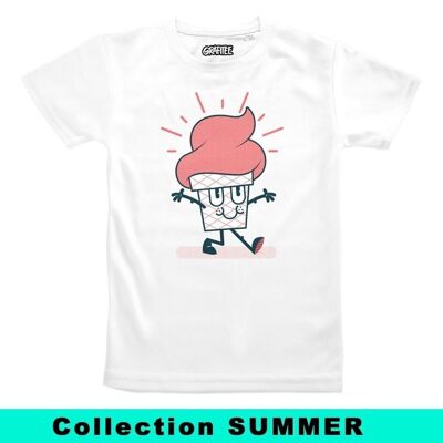 T-shirt Gelato Sulle Gambe