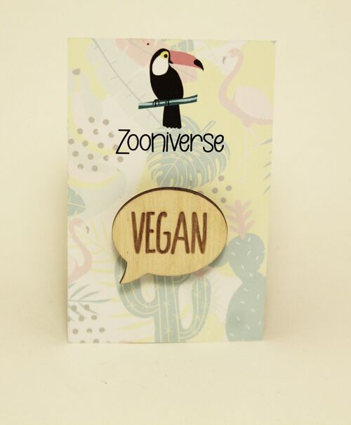 Vegan Pin Badge