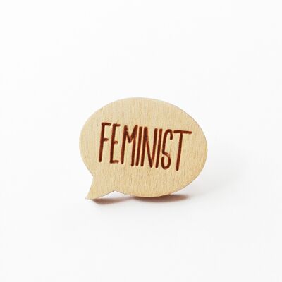 Insignia de pin feminista