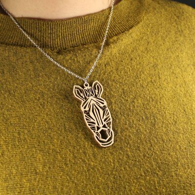 Collares de animales geométricos - cebra