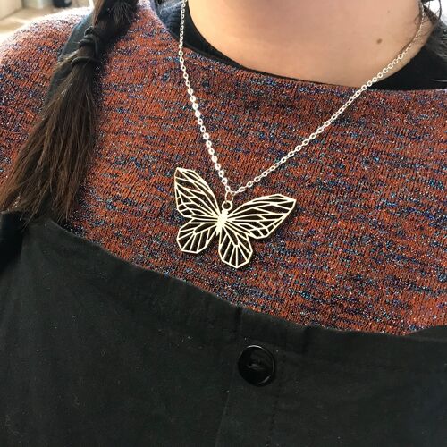 Geometric Animal Necklaces - Butterfly