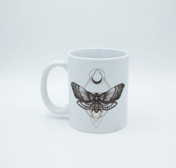 Gothique Moth Mug en Céramique 3