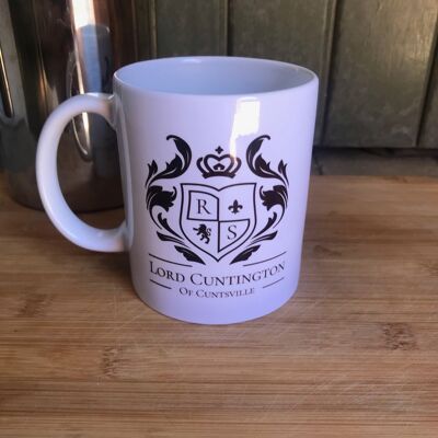 Lord Cuntington Personalised Initial Mug