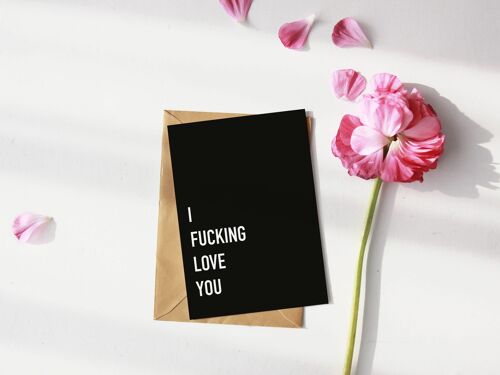 I fucking love you Greetings Card