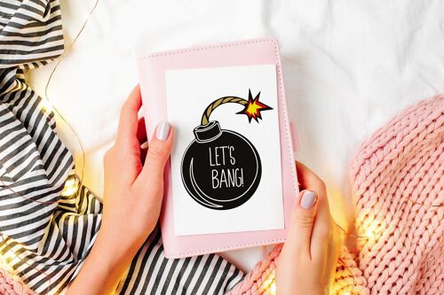 Let's Bang Greetings Card