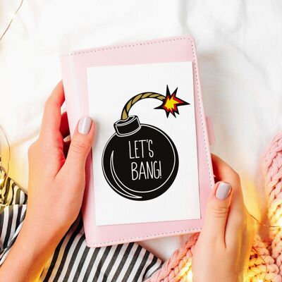 Let's Bang Greetings Card