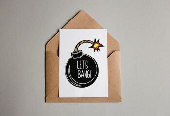 Carte de voeux Let's Bang 4