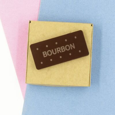 Broche de galleta bourbon