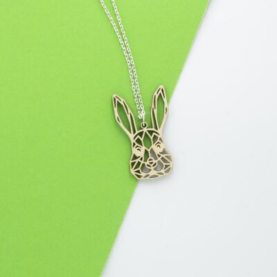 Geometric Animal Necklaces - Hare