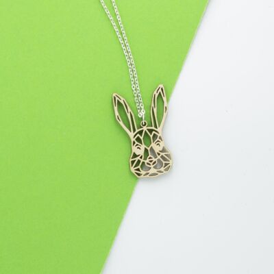 Geometric Animal Necklaces - Hare