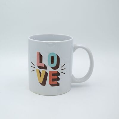 Love ceramic mug