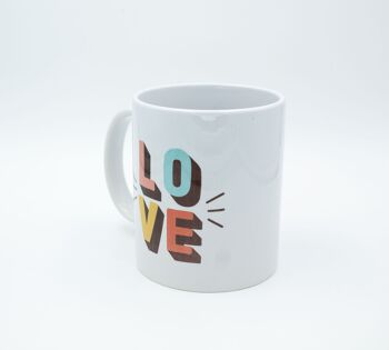 Tasse en céramique d'amour 2