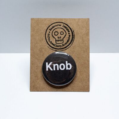 Knob 25mm Button Badge