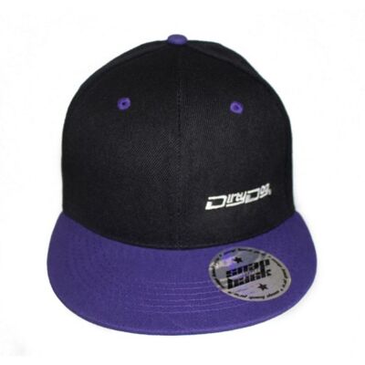 Dirty Dog Snap Back Baseball Cap - Purple